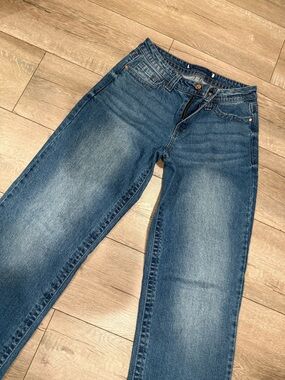 Macy’s denim low rise blue jeans pants